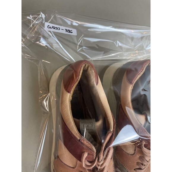 Frye Women's Pink Brown Leather Sport Stud Shoes Sz 8M - Picture 9 of 10